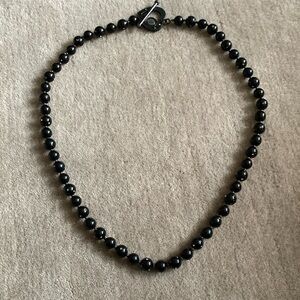 Marc By Marc Jacobs Black Beaded Necklace